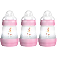 Los mejores  - MAM - Botella de Inicio Fácil Contra el Cólico- 160 ml- Rosa - Verde